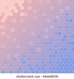 pastel hexagonal background