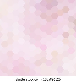 pastel hexagonal design. abstract vector illustration. polygonal