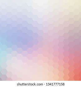 pastel hexagonal design. vector abstract background. geometric design.  layout for presentation 