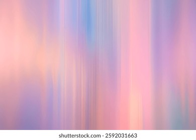 Pastel Holographic Design with Glossy Iridescent Texture