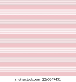 Pastel Horizontal striped seamless pattern background suitable for fashion textiles, graphics