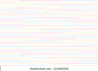 Pastel horizontal strips background, Abstract horizontal lines backdrop, Vector illustration