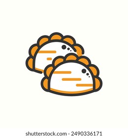 icono pastel, icono aislado tema panadería