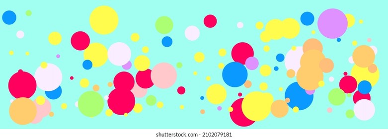 Pastel Indigo Kids Children Purple Pattern. Color Yellow Multicolor Vibrant Rainbow Beige Composition. Green Dark Red Circles Bordo Blue Illustration. Play Violet White Pink Bright Wallpaper.