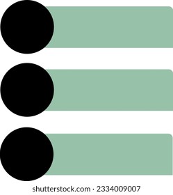 Pastel infographic list icon vector element