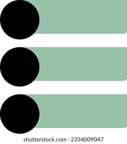 Pastel infographic list icon vector element