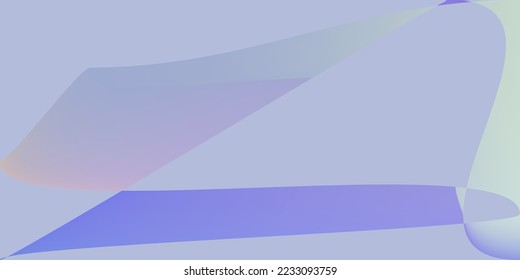 Pastel Layers Shape Smooth Illustration. Purple Modern Digital Fluid Original Background. Dark Violet Dynamic Futuristic Smooth Surface. Lavender Color Minimal Multicolor Rainbow Gradient Mesh.