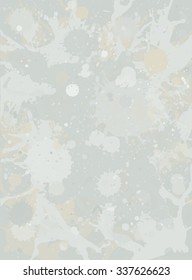 Pastel light gray neutral watercolor paint artistic splashes background, vertical format.