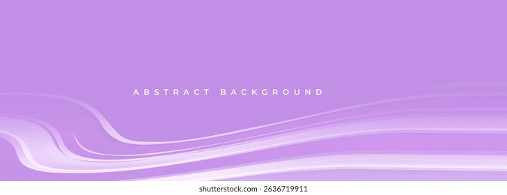 Pastel lilac abstract modern vector background with wavy pattern.