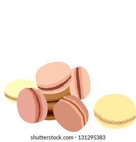 Pastel macaroons