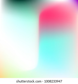 Pastel mesh modern background. Smooth blurred futuristic template. Bright hipster style backdrop. Softly delimited segments, sectors for info. Blank spectrum gradient for printed products, covers.
