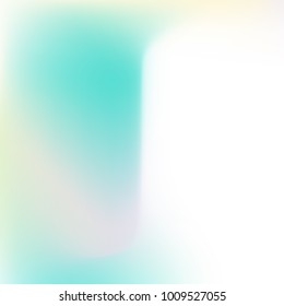 Pastel mesh modern background. Smooth blurred futuristic template. Bright hipster style backdrop. Softly delimited segments, sectors for info. Blank spectrum gradient for printed products, covers.