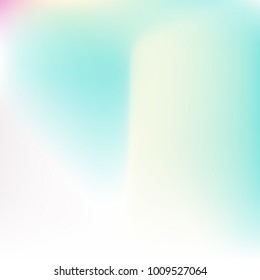 Pastel mesh modern background. Smooth blurred futuristic template. Bright hipster style backdrop. Softly delimited segments, sectors for info. Blank spectrum gradient for printed products, covers.