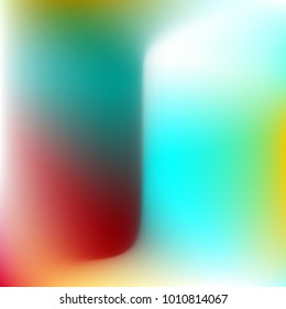 Pastel mesh modern background. Smooth blurred futuristic template. Bright hipster style backdrop. Softly delimited segments, sectors for info. Blank spectrum gradient for printed products, covers.