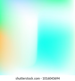 Pastel mesh modern background. Smooth blurred futuristic template. Bright hipster style backdrop. Softly delimited segments, sectors for info. Blank spectrum gradient for printed products, covers.