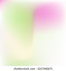 Pastel mesh modern background. Smooth blurred futuristic template. Bright hipster style backdrop. Softly delimited segments, sectors for info. Blank spectrum gradient for printed products, covers.