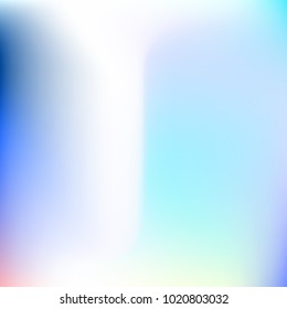 Pastel mesh modern background. Smooth blurred futuristic template. Bright hipster style backdrop. Softly delimited segments, sectors for info. Blank spectrum gradient for printed products, covers.