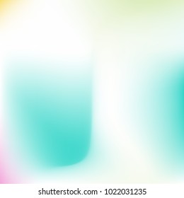 Pastel mesh modern background. Smooth blurred futuristic template. Bright hipster style backdrop. Softly delimited segments, sectors for info. Blank spectrum gradient for printed products, covers.