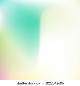Pastel mesh modern background. Smooth blurred futuristic template. Bright hipster style backdrop. Softly delimited segments, sectors for info. Blank spectrum gradient for printed products, covers.