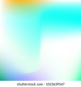 Pastel mesh modern background. Smooth blurred futuristic template. Bright hipster style backdrop. Softly delimited segments, sectors for info. Blank spectrum gradient for printed products, covers.