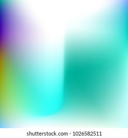 Pastel mesh modern background. Smooth blurred futuristic template. Bright hipster style backdrop. Softly delimited segments, sectors for info. Blank spectrum gradient for printed products, covers.