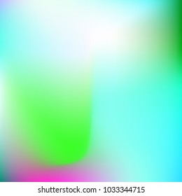 Pastel mesh modern background. Smooth blurred futuristic template. Bright hipster style backdrop. Softly delimited segments, sectors for info. Blank spectrum gradient for printed products, covers.