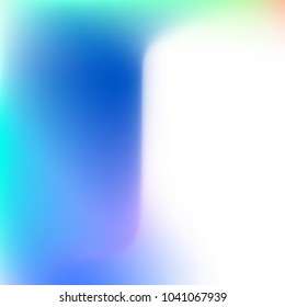 Pastel mesh modern background. Smooth blurred futuristic template. Bright hipster style backdrop. Softly delimited segments, sectors for info. Blank spectrum gradient for printed products, covers.