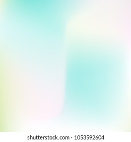 Pastel mesh modern background. Smooth blurred futuristic template. Bright hipster style backdrop. Softly delimited segments, sectors for info. Blank spectrum gradient for printed products, covers.