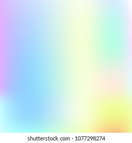 Pastel mesh modern background. Smooth foil blurred futuristic template. Bright hipster style backdrop. Softly delimited segments, sectors for info. Blank spectrum gradient printed products, covers.
