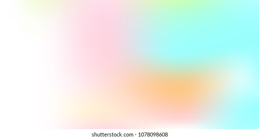 Pastel mesh modern background. Smooth foil blurred futuristic template. Bright hipster style backdrop. Softly delimited segments, sectors for info. Blank spectrum gradient printed products, covers.