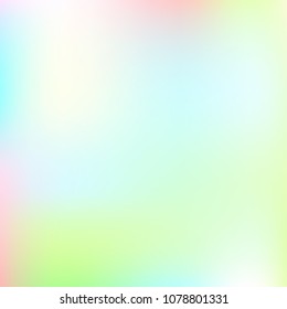 Pastel mesh modern background. Smooth foil blurred futuristic template. Bright hipster style backdrop. Softly delimited segments, sectors for info. Blank spectrum gradient printed products, covers.