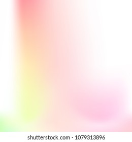 Pastel mesh modern background. Smooth foil blurred futuristic template. Bright hipster style backdrop. Softly delimited segments, sectors for info. Blank spectrum gradient printed products, covers.