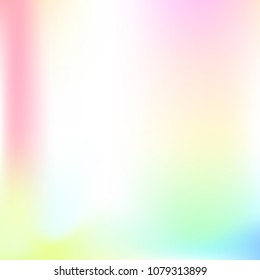 Pastel mesh modern background. Smooth foil blurred futuristic template. Bright hipster style backdrop. Softly delimited segments, sectors for info. Blank spectrum gradient printed products, covers.