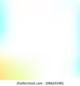 Pastel mesh modern background. Smooth foil blurred futuristic template. Bright hipster style backdrop. Softly delimited segments, sectors for info. Blank spectrum gradient printed products, covers.