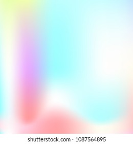 Pastel mesh modern background. Smooth foil blurred futuristic template. Bright hipster style backdrop. Softly delimited segments, sectors for info. Blank spectrum gradient printed products, covers.