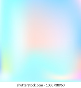 Pastel mesh modern background. Smooth foil blurred futuristic template. Bright hipster style backdrop. Softly delimited segments, sectors for info. Blank spectrum gradient printed products, covers.