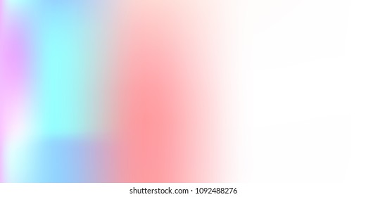 Pastel mesh modern background. Smooth foil blurred futuristic template. Bright hipster style backdrop. Softly delimited segments, sectors for info. Blank spectrum gradient printed products, covers.