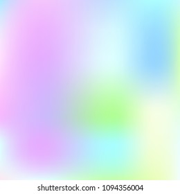 Pastel mesh modern background. Smooth foil blurred futuristic template. Bright hipster style backdrop. Softly delimited segments, sectors for info. Blank spectrum gradient printed products, covers.