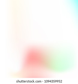 Pastel mesh modern background. Smooth foil blurred futuristic template. Bright hipster style backdrop. Softly delimited segments, sectors for info. Blank spectrum gradient printed products, covers.