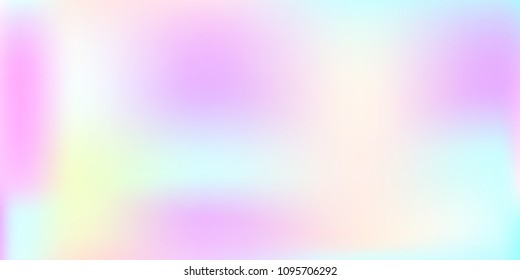 Pastel mesh modern background. Smooth foil blurred futuristic template. Bright hipster style backdrop. Softly delimited segments, sectors for info. Blank spectrum gradient printed products, covers.