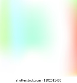 Pastel mesh modern background. Smooth foil blurred futuristic template. Bright hipster style backdrop. Softly delimited segments, sectors for info. Blank spectrum gradient printed products, covers.