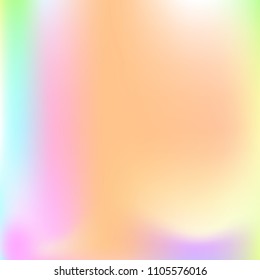 Pastel mesh modern background. Smooth foil blurred futuristic template. Bright hipster style backdrop. Softly delimited segments, sectors for info. Blank spectrum gradient printed products, covers.