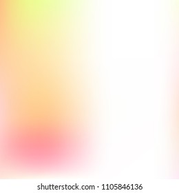 Pastel mesh modern background. Smooth foil blurred futuristic template. Bright hipster style backdrop. Softly delimited segments, sectors for info. Blank spectrum gradient printed products, covers.