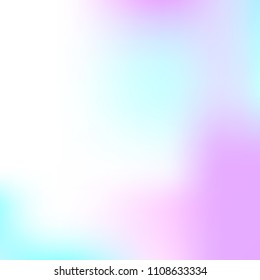 Pastel mesh modern background. Smooth foil blurred futuristic template. Bright hipster style backdrop. Softly delimited segments, sectors for info. Blank spectrum gradient printed products, covers.