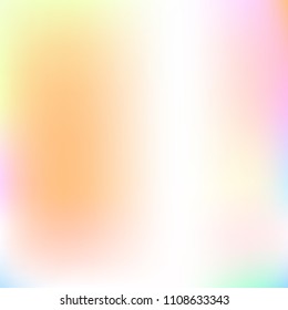 Pastel mesh modern background. Smooth foil blurred futuristic template. Bright hipster style backdrop. Softly delimited segments, sectors for info. Blank spectrum gradient printed products, covers.