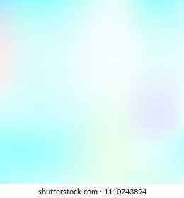 Pastel mesh modern background. Smooth foil blurred futuristic template. Bright hipster style backdrop. Softly delimited segments, sectors for info. Blank spectrum gradient printed products, covers.