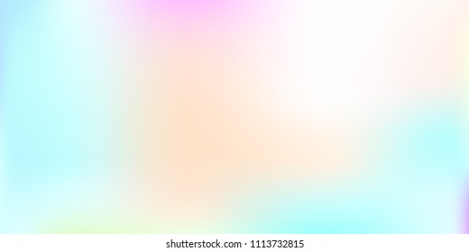 Pastel mesh modern background. Smooth foil blurred futuristic template. Bright hipster style backdrop. Softly delimited segments, sectors for info. Blank spectrum gradient printed products, covers.