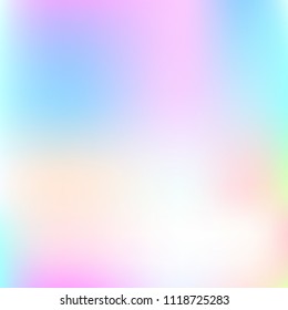 Pastel mesh modern background. Smooth foil blurred futuristic template. Bright hipster style backdrop. Softly delimited segments, sectors for info. Blank spectrum gradient printed products, covers.