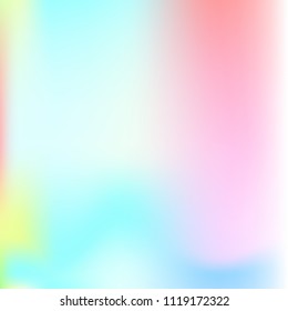 Pastel mesh modern background. Smooth foil blurred futuristic template. Bright hipster style backdrop. Softly delimited segments, sectors for info. Blank spectrum gradient printed products, covers.