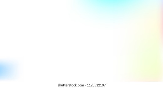 Pastel mesh modern background. Smooth foil blurred futuristic template. Bright hipster style backdrop. Softly delimited segments, sectors for info. Blank spectrum gradient printed products, covers.